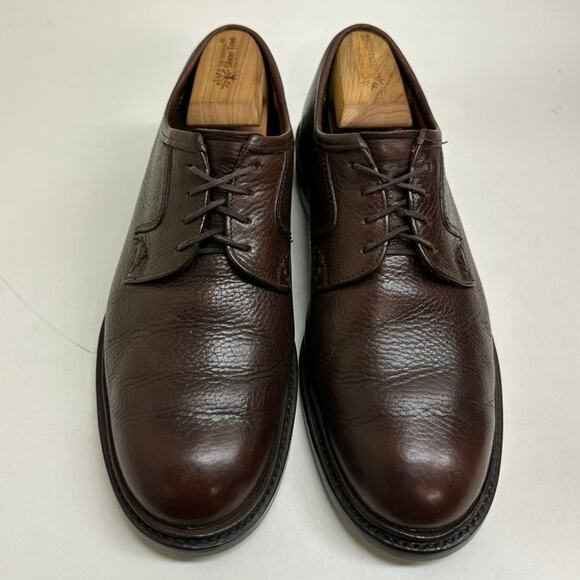 EXCELLENT Grenson Scotch Grain Brown Blucher UNWORN SOLES + HEEL 8.5 UK / 9.5 US main image 11